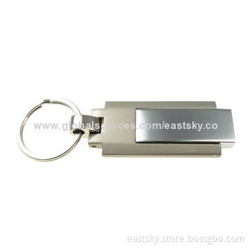 Customized Twist Style Metal Pen Drive, 64MB to 32GB Memory Capacity
